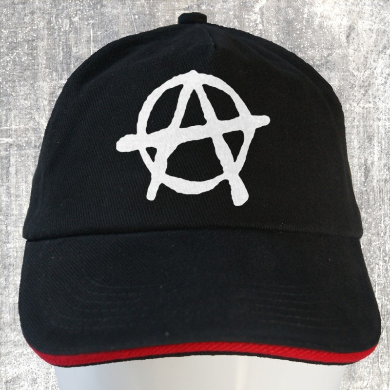 Anarchy, casquette coton brossé Anarchy, casquette coton brossé