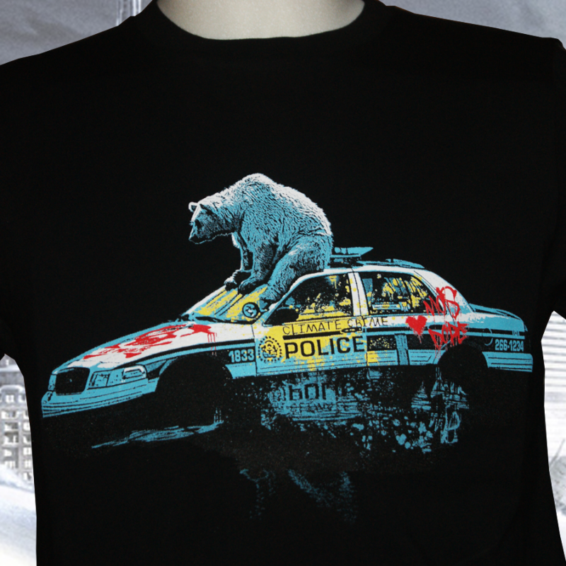 POST APOCALYPSE BEAR t-shirt homme en coton biologique POST APOCALYPSE BEAR t-shirt homme en coton biologique