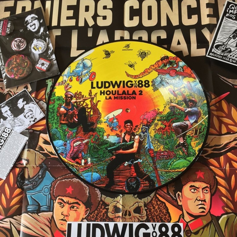 LUDWIG VON 88 Houlala 2 La Mission Vinyle couleur LUDWIG VON 88 Houlala 2 La Mission Vinyle couleur