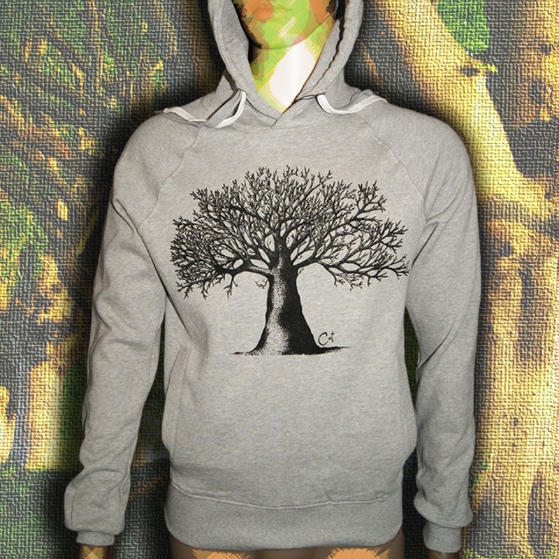 ARBRE A CAT sweat capuche en coton bio-equitable ARBRE A CAT sweat capuche en coton bio-equitable