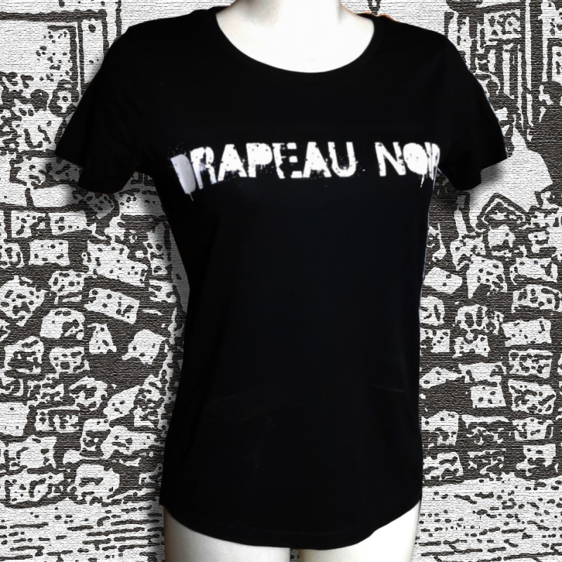 Drapeau Noir t-shirt taille féminine Drapeau Noir t-shirt taille féminine