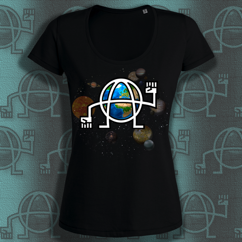 GLOBANAR T-shirt feminin en coton bio équitable GLOBANAR T-shirt feminin en coton bio équitable