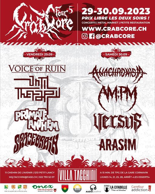 affiche Crabcore Fest