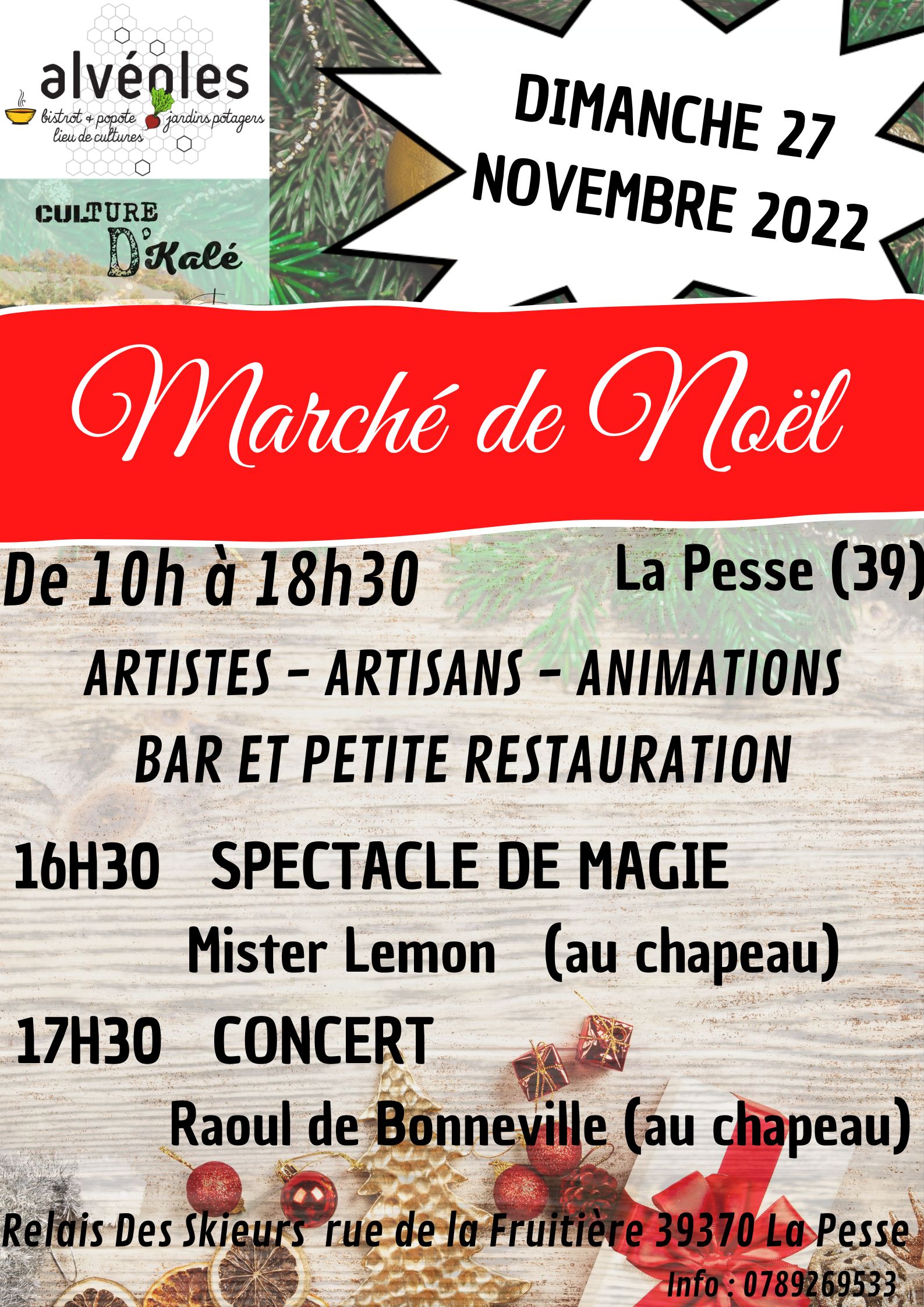 Affiche Marché Noel